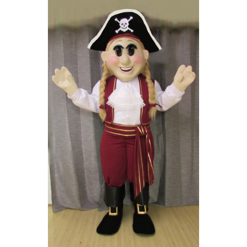 Captain Blythe Pirate Suit Animal Mascot Costume Party Carnival Mascotte Costumes